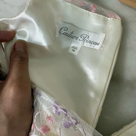 Tulle Girls Dress Size10 - Picture 4 of 13